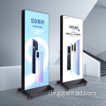 Vertikale mobile Werbung Display Billboard Light Box